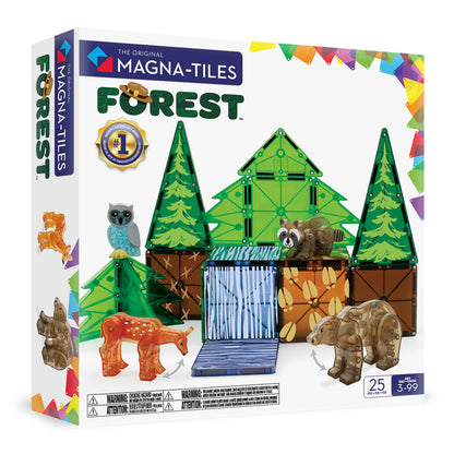 Toy building block — Magna-Tiles forest animals 25-piece set