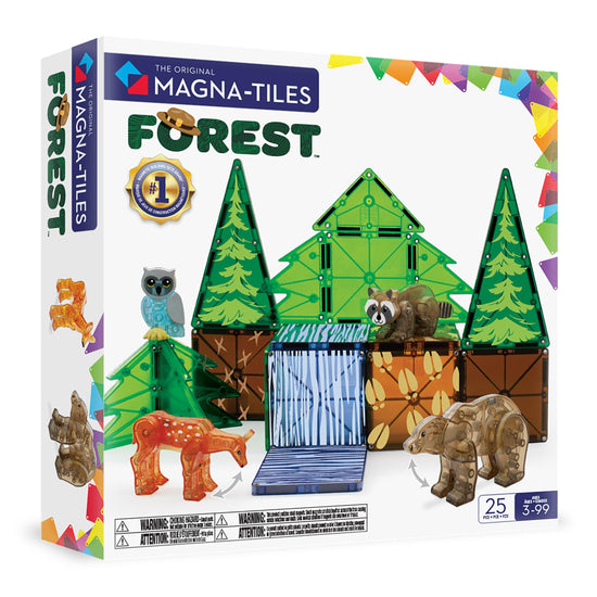 Toy building block — Magna-Tiles forest animals 25-piece set