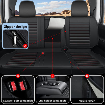 Vehicle seat cover — Custom fit waterproof faux leather for Nissan Frontier 2009-2026