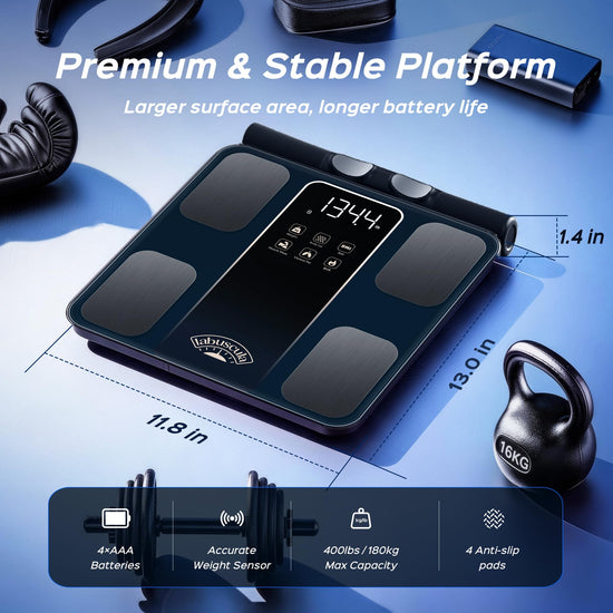 Labuscula Body Composition Scale with Handle, 8-Electrode Smart Scale