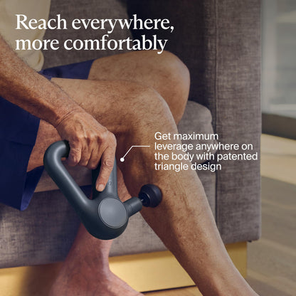 TheraGun massager — quiet deep tissue therapy with Bluetooth connectivity