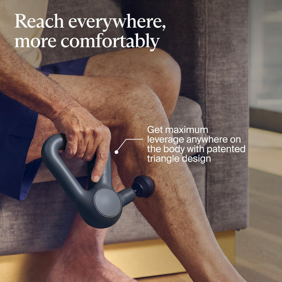 TheraGun massager — quiet deep tissue therapy with Bluetooth connectivity