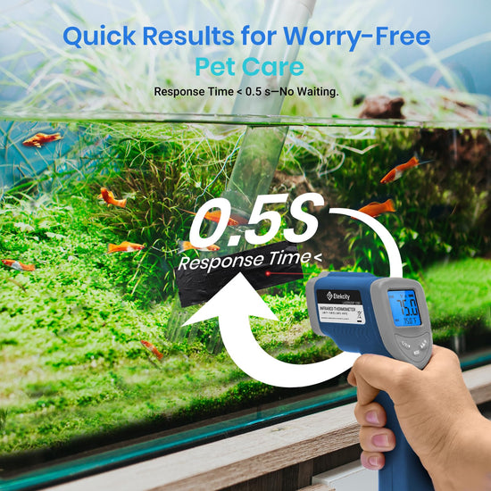 Etekcity infrared thermometer – measures temperatures from -58°F to 1130°F for various uses