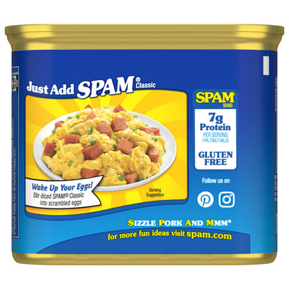 SPAM canned meat — classic flavor 12 oz can (12 pack)