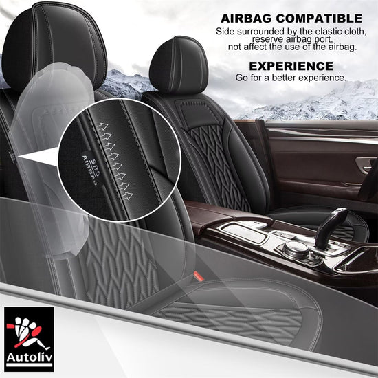 AOMSAZTO vehicle seat cover — custom fit for Lexus is 300/350 2001-2026, waterproof faux leather