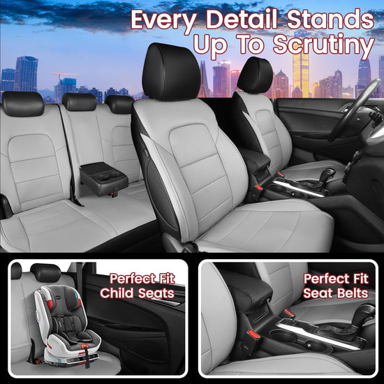 HKZ vehicle seat cover — Custom leather seats for Hyundai Tucson 2019-2021