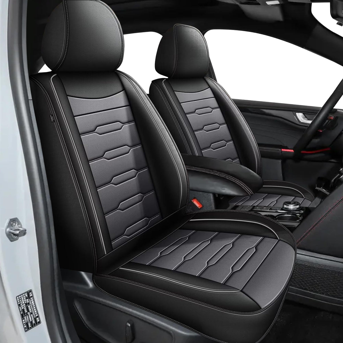 AOMSAZTO front leather car seat cover - Custom fit for Ford Escape 2001-2026