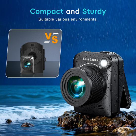 Camera film — 4K time lapse outdoor construction with waterproof housing and mount
