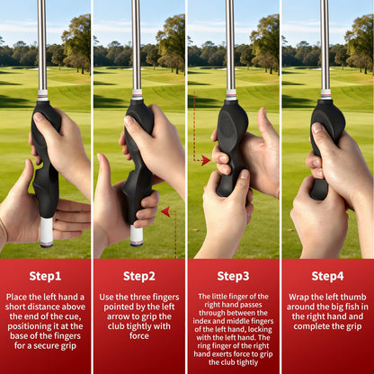 RTOCHG golf grip trainer — silicone swing training aid for right-handed golfers