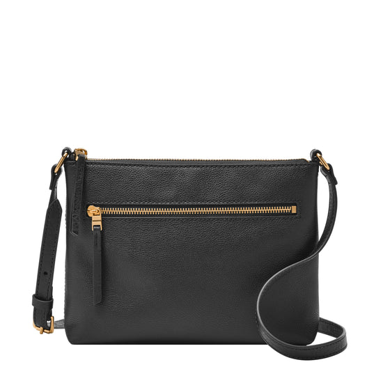 Fossil handbag — Harper leather small flap crossbody purse for women