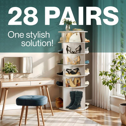 SHELF — 360-degree rotating shoe rack by LOFT & Ivy