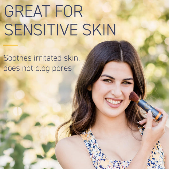 Brush On Block SPF 30 mineral powder sunscreen — refillable and reef friendly
