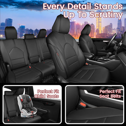 HKZ vehicle seat cover — custom fit for 2020–2026 Toyota Highlander captain seats only