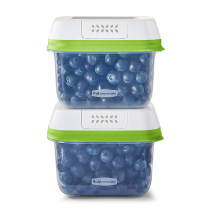 Rubbermaid FreshWorks produce storage container — medium size design for freshness retention