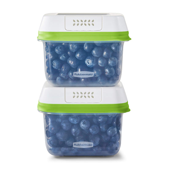 Rubbermaid FreshWorks produce storage container — medium size design for freshness retention