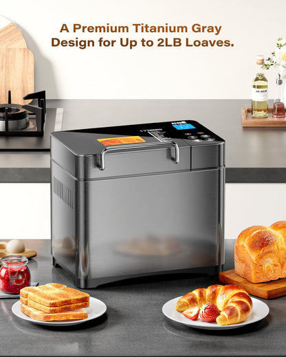 KBS bread making machine — Dual heaters with gluten-free ceramic pan and touch panel