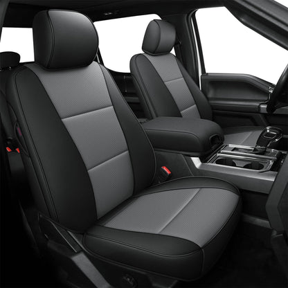 AOMSAZTO vehicle seat cover - Custom fit faux leather for Ford F150 and F250-F450 2015-2026