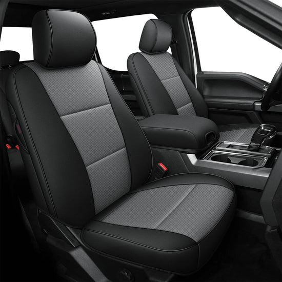 AOMSAZTO vehicle seat cover - Custom fit faux leather for Ford F150 and F250-F450 2015-2026