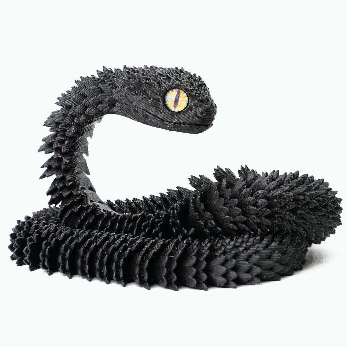 3D printed snake toy — flexible and fidget-friendly design