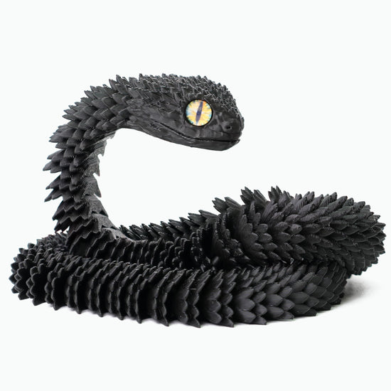3D printed snake toy — flexible and fidget-friendly design
