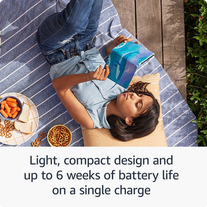 Amazon Kindle Kids — Ad-free books with glare-free display and cover included
