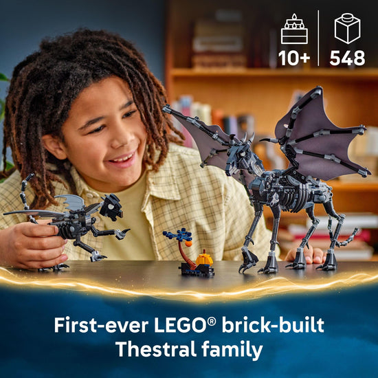 LEGO Harry Potter Thestral family building block set - collectible action figures for ages 10+
