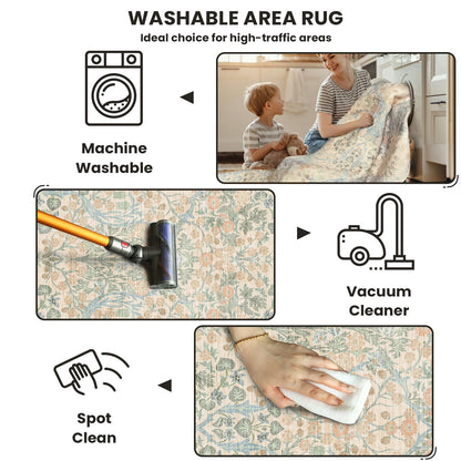 RUG — Machine washable for living room use from QD-Udreamy