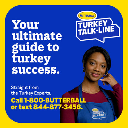 Butterball frozen young turkey - 8 lbs, serves 3 to 5 people.