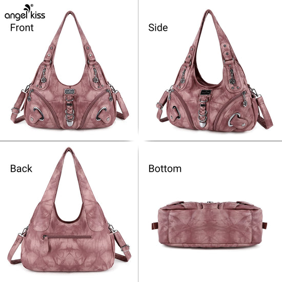 Angelkiss hobo handbag - large daily shoulder bag for women