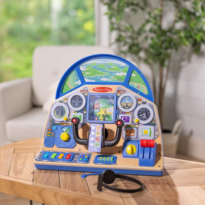 Melissa & Doug interactive dashboard wooden toy for ages 3 and up