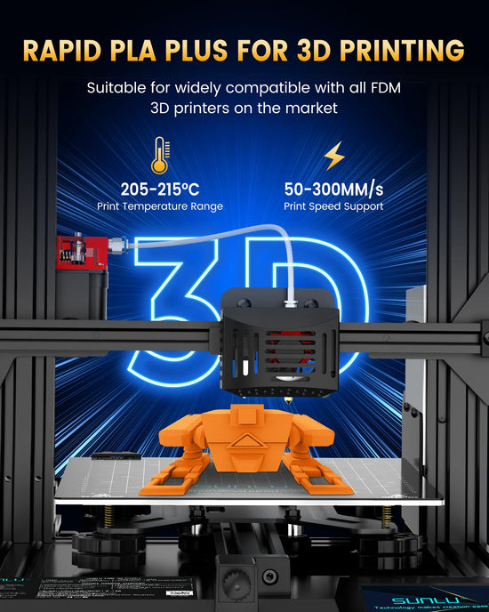 SUNLU PLA+ 3D printer filament — Tougher and stronger with dimensional accuracy +/-0.02mm