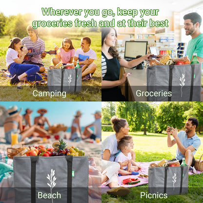 Green Bulldog Bags reusable grocery carrier bag — washable and foldable design