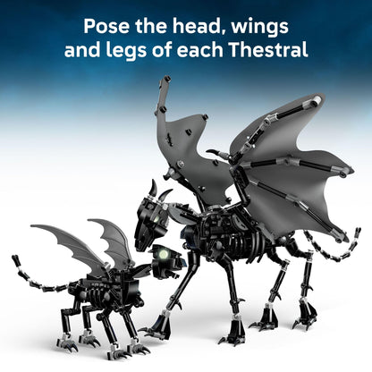 LEGO Harry Potter Thestral family building block set - collectible action figures for ages 10+