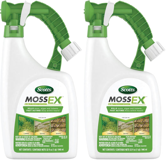 Scotts MossEx weed and moss control agent — 3-in-1 ready-spray