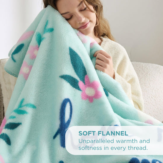 Bedsure blanket throw - soft polyester fabric