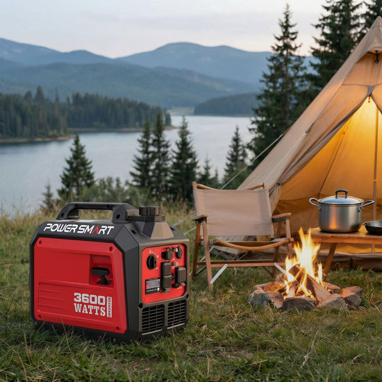 PowerSmart 3600-Watt Portable Inverter Generator, Quiet Technology, RV Ready 30A Outlet, Camping, Home use