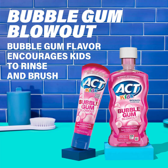 ACT Kids mouthwash - Pure Protect anticavity fluoride formula