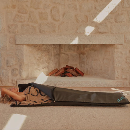 HigherDOSE sauna blanket — low EMF portable infrared sauna for home spa experience