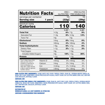 OREO cookies — gluten free variety pack with original and double stuf flavors