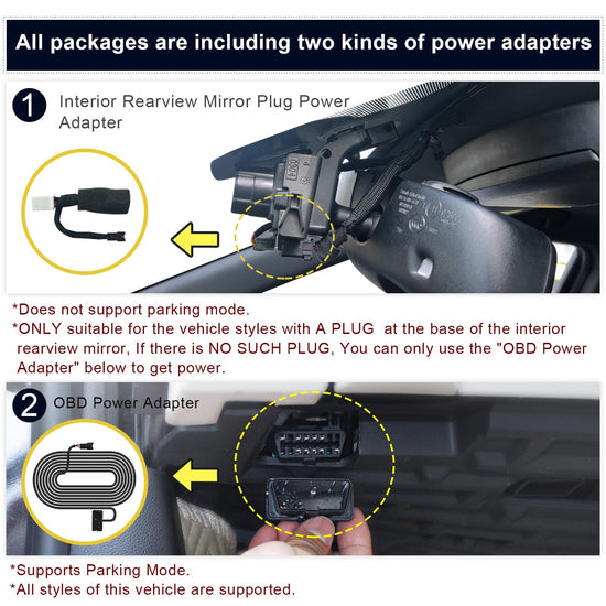 Mangoal 4K dash cam with UHD 2160P video and WiFi for 4th gen Dodge RAM 1500/2500/3500 2013-2018 model C