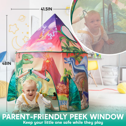 Collapsible play structure — Joyin pop up indoor outdoor play tent set