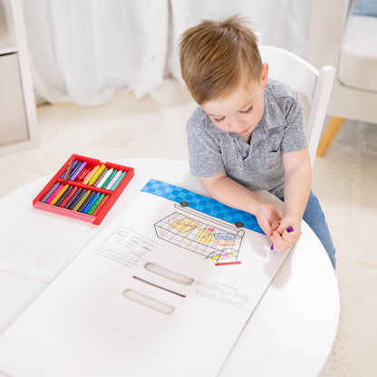 Melissa & Doug Poke-a-Dot children's board book with interactive buttons to pop