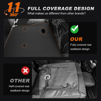 AOMSAZTO vehicle seat cover — custom fit waterproof faux leather for Toyota Tacoma 2024-2026