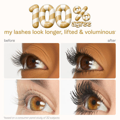 tarte tartelette XL mascara — lash extensions in a tube with peptide