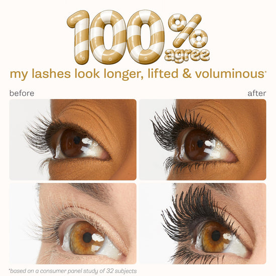 tarte tartelette XL mascara — lash extensions in a tube with peptide