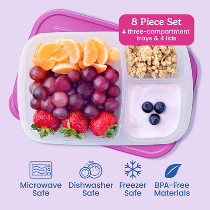 Bentgo meal holder — 3-compartment design for easy meal prep and storage