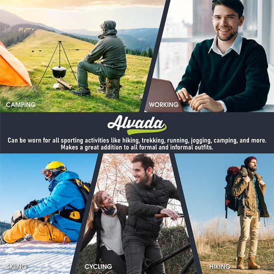 Alvada socks — Warm thermal wool for winter moisture wicking and breathable