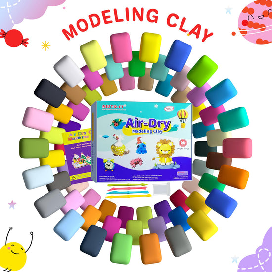 Sculpting material — Air dry clay kit with sculpting tools for kids and craft gifts