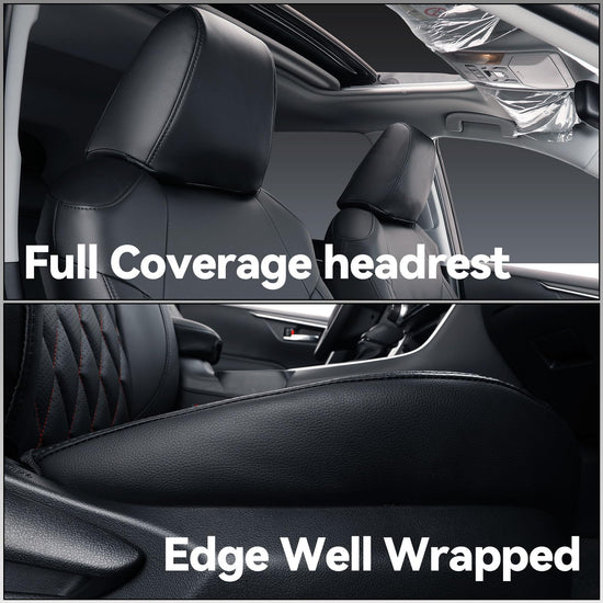 coverdream CH-R seat covers - breathable leather and waterproof protection