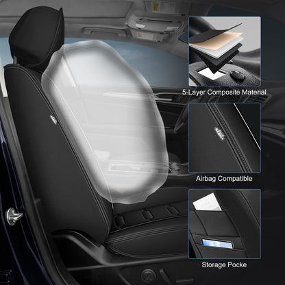 AOMSAZTO vehicle seat cover — Custom fit faux leather for Ford Fusion 2013-2020